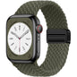 Geflochtenes Armband für Apple Watch 44mm 40mm 45mm 49mm 41mm 38mm Schnallenarmband iWatch Series SE 7 3 6 8 9 Ultra 2 Magnetisches Armband