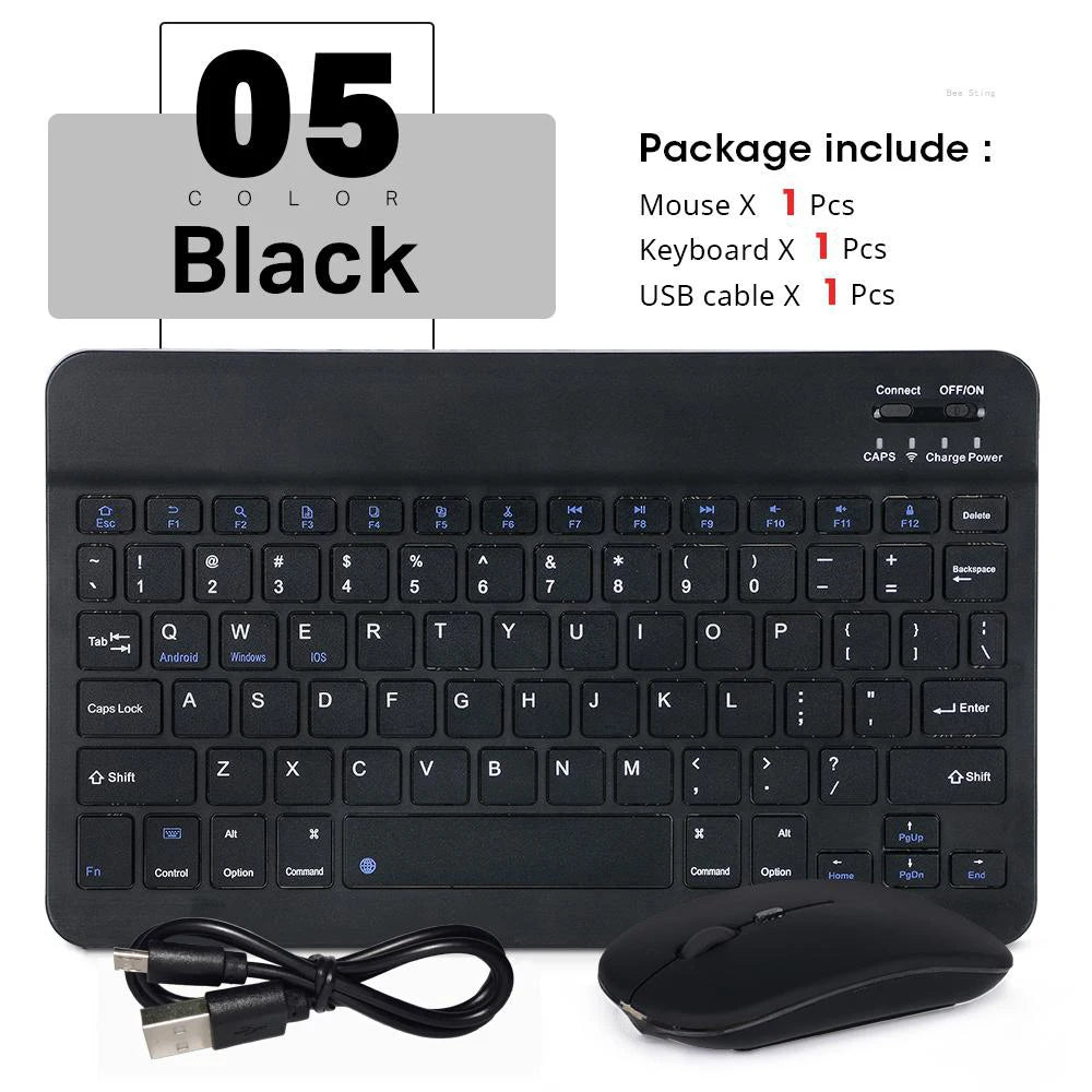New Portable Wireless Bluetooth Keyboard Without Touchpad Mini Slim Mute Keyboard For IOS Android Windows Universal Office Use