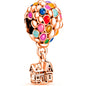 Disney Mickey Minnie Ice and Snow Princess Cartoon Series Pendant DIY Large Hole Zinc Charm Jewelry