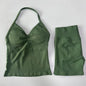 2Pcs Impacts Gym Set Tank Tops High Waist Scrunch Seamless Shorts Gym Suit Fitness Clothes Activewear Workout