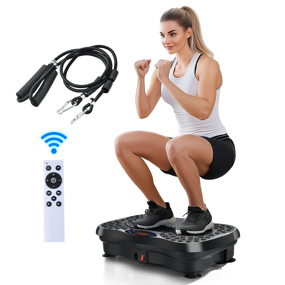 Fett-Schüttelmaschine Bluetooth Vibrationsplatte Trainingsgerät Vibrationsplatte zur Gewichtsabnahme Ganzkörper-Vibrationsmaschine
