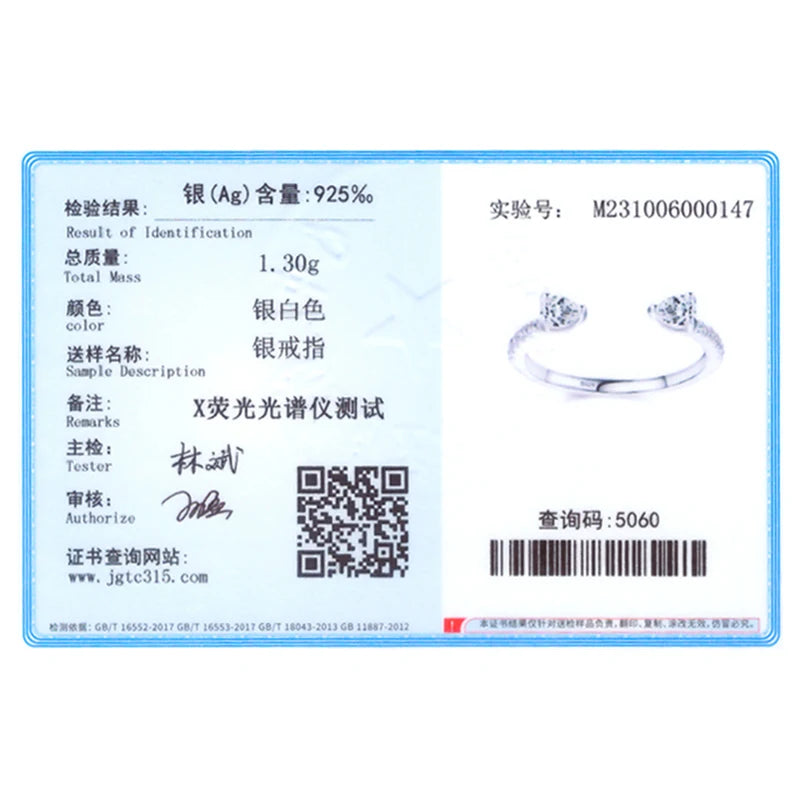 Ailmay Solide 925 Sterling Silber Wassertropfen Form Funkelnder Zirkonia Verstellbarer Fingerring für Frauen Mädchen Geburtstagsfeier Schmuck Geschenk