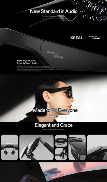 Xreal One Pro AR Glasses 57 FOV NO stray light NO reflections 3ms M2P Latency Glasses For Stream Deck 57-66 mm 66-75 mm IPD
