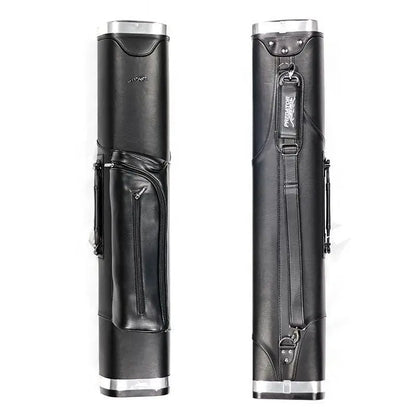 Premium Quality  Leather &Metal Material Black 3B5S 1/2 Billiard Stick Case 8 Hole Pool Cue Case/Bag