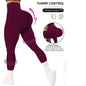Teglex Women's High-Waist Seamless Yoga Capri Pants | Sculpting Tummy Control Leggings