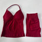 2Pcs Impacts Gym Set Tank Tops High Waist Scrunch Seamless Shorts Gym Suit Fitness Clothes Activewear Workout