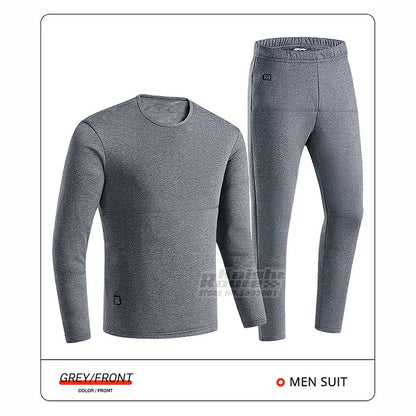 22 Areas Heated Jacket Men Self Heating Vest Women Heated Thermal Underwear Ski USB Electric Heating Clothing Long Johns Winter