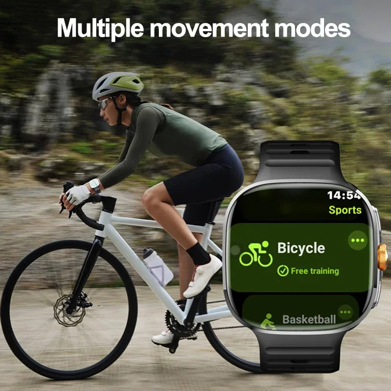 5G Smart Watch AMOLED 2.4" 32GB Google Play GPS SIM