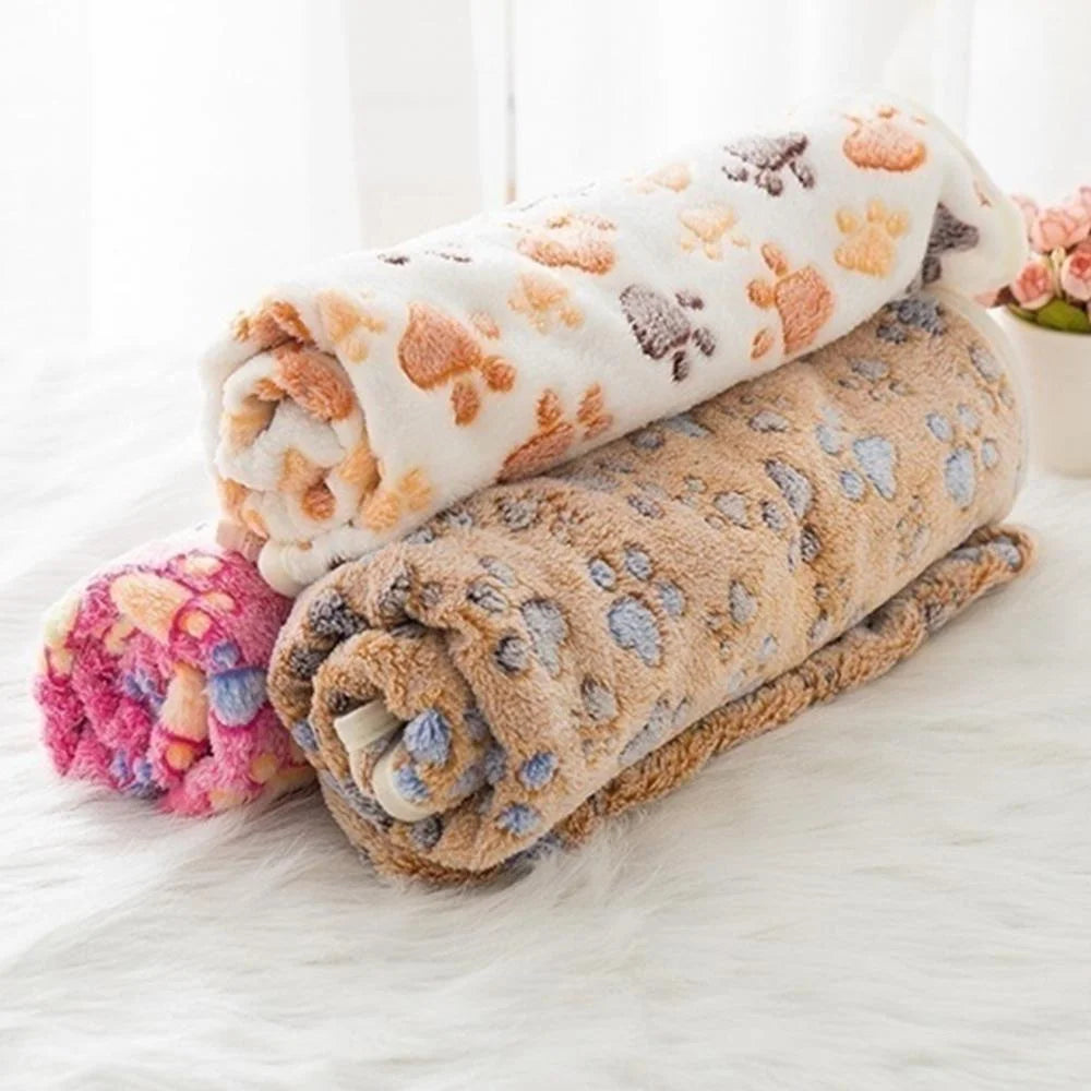 Weiche, flauschige, hochwertige Haustierdecke, niedliches Cartoon-Muster, Haustiermatte, warme und bequeme Decke für Katzen und Hunde