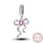 Hot Sale 925 Sterling Silve Charms Beads Forever Love Heart Sister Family Life Charms Dangle For Bracelet Woman Jewelry Gifts