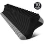 10 Pairs Of Comfortable Breathable Socks Sweat Absorbing Odor Proof Low Cut Solid Color Socks Suitable For Outdoor Activities