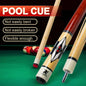 Premium Canadian Hard Maple Pool Cue 13mm Tip Steel Quick Connect Ideal for Nine Ball and Carom Billiards Pool Skill Training