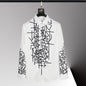 Teglex Men's Slim Lapel Long Sleeve Shirt 6XL