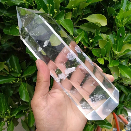 Premium White Quartz Point - Polished Crystal Gift