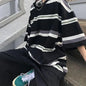 Men's Vintage Striped T-Shirt Mens Casual Summer Tee