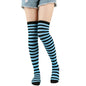 Long Socks Womens Over Above Knee Striped Thigh High Stockings Polka Dot Ladies Black White Pink Cosplay Lolita Harajuku Y2k