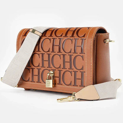 Autumn and Winter Solid Color Crossbody Bag with Letter Printing High Quality Women's Fashion Elegance 2025 Classic Women's Bag