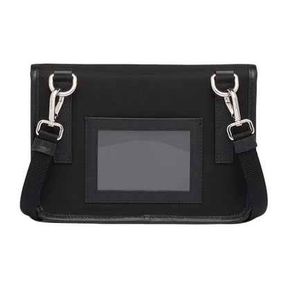 Luxury Recycled Nylon Camera Bag Unisex Black