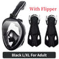 Full Face Diving Snorkel Mask – Anti-Fog Adults & Kids