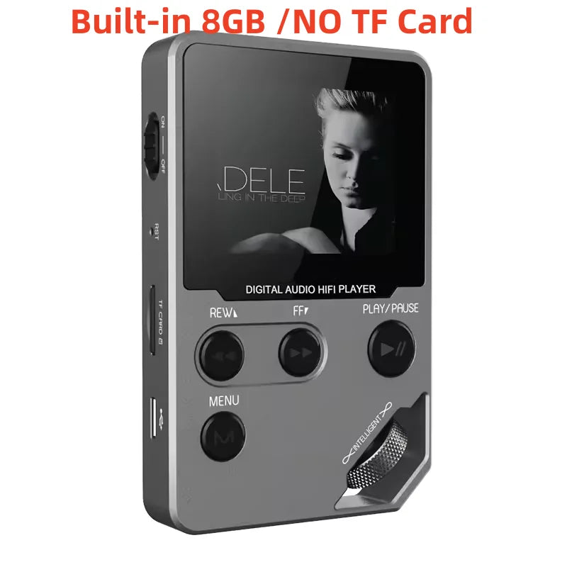 8GB Lossless Bluetooth MP3 Player with FM Radio