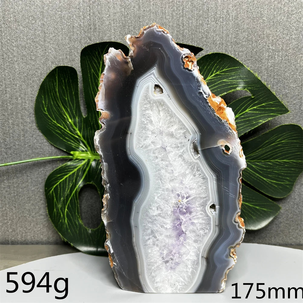 Amethyst Agate Crystal Cluster – Spiritual Home Decor