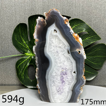 Amethyst Agate Crystal Cluster – Spiritual Home Decor