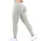 Women Gym Yoga Training Pants Three Leg High Waist Peach Hip Tight Nine Leg Pants Elastic Sports Pants With logo