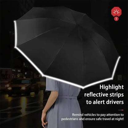 Xiaomi Umbrella Windproof Strong With Reflective Stripe Reverse Automatic Fold Umbrella UV Umbrella Insulation Portable Parasol