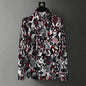 Men's Abstract Graffiti Print Casual Shirt