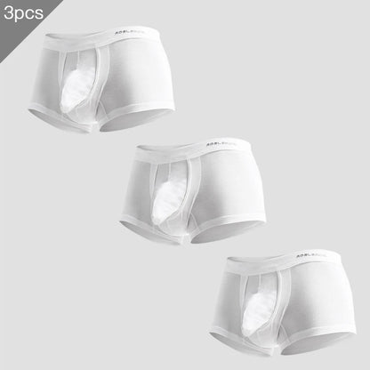 3PCS Men's Ice Silk Separation Underwear Briefs