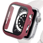 Tempered Glass+cover For Apple Watch Accessories 45mm 41mm 44mm 40mm 42mm Screen Protector Apple watch Case serie 9 4 5 6 SE 7 8