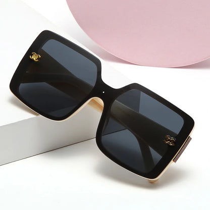 Neue luxuriöse Glamour-Sonnenbrille für Damen und Herren, Designer-Markenbrille, quadratisch, stilvoll, Trend-Brillen, UV400