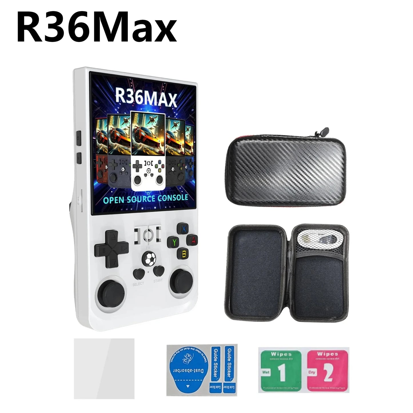R36S Handheld Game Players 20000+ Games Portable Game Console 64/128GB Retro Games Emulators 3.5in IPS Screen Support Wholesale