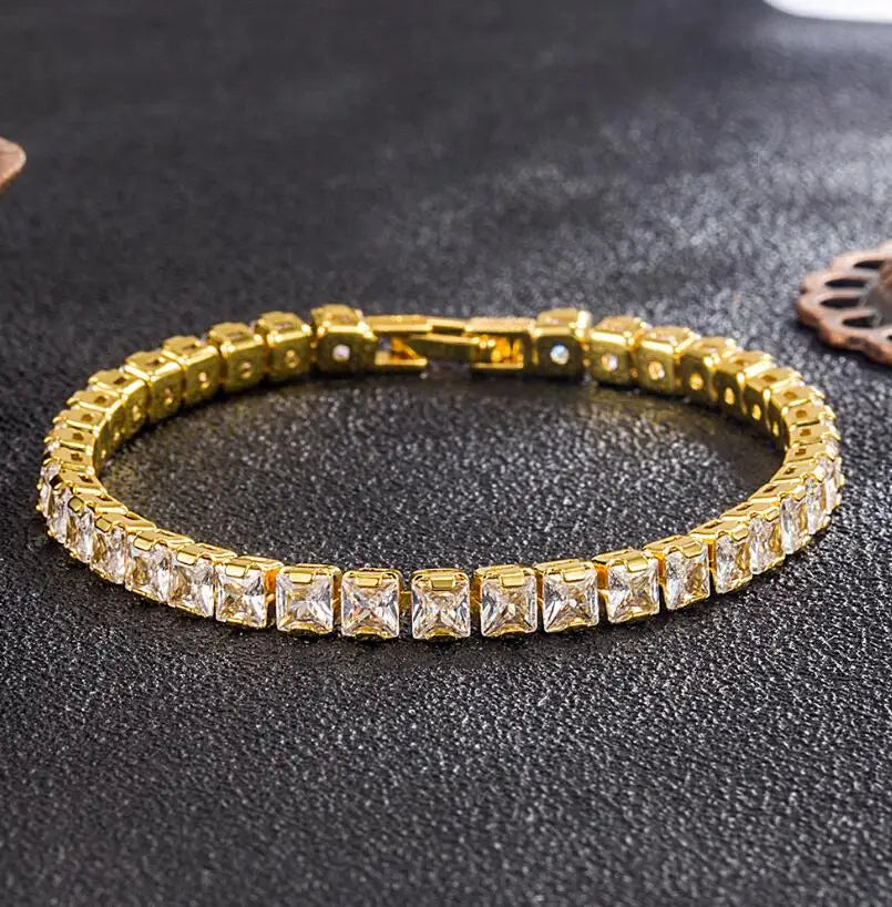 D VVS1 Moissanite Tennis Bracelet Original s925 Sterling Silver 2mm/4mm/5mm Full Diamond Bracelets for Women Man Gift