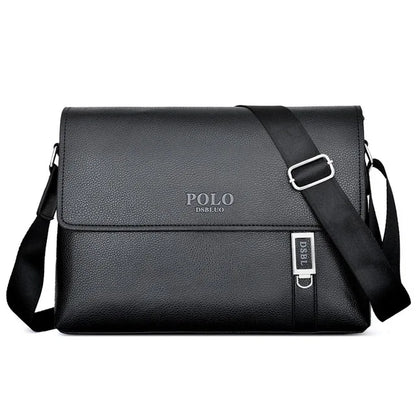 Business Men Leather Shoulder Bag Boy Crossbody Designer Luxury Briefcase Messenger Bags Male Christmas Gift Men's Handbags