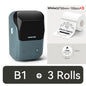 NIIMBOT B1 Portable Thermal Printer With Tapes 2 Inch Adhesive Label Printer Mini Bluetooth Sticker Maker Support Smartphones PC