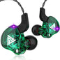 Original QKZ AK6 In-Ear-Kopfhörer mit 6 dynamischen Treibern und Mikrofon, Stereo-Sport-HIFI-Subwoofer-Headset, Monitor-Ohrhörer
