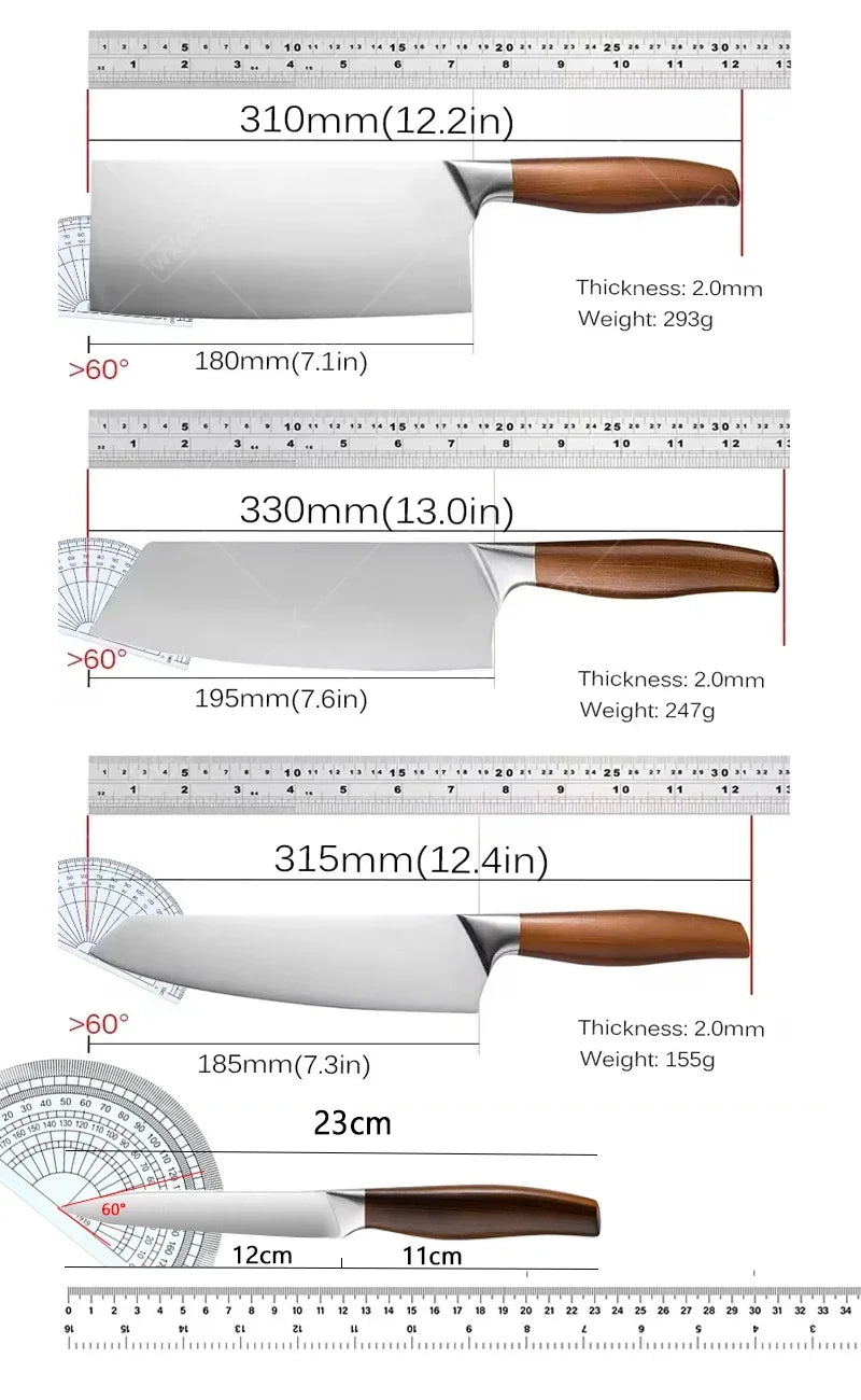 Professional Japanese Kitchen Knives Santoku Knife Stainless Steel Fish Fillet Slicing Meat Cleaver Chef Knife Cooking Tools