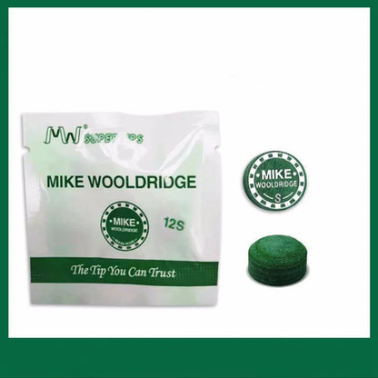 MIKE WOOLDRIDGE Verde Ghost Billard Snooker Queue Oberteil 11/12/14mm W/M/H
