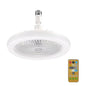 Rotatable 3-in-1 Ceiling Fan with Remote & E27 Light