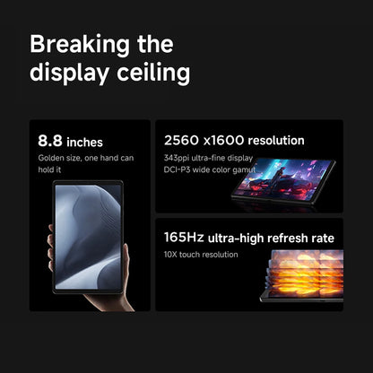 Lenovo Legion Y700 2025 Original 256GB/512GB GamingTablet Snapdragon 8 Gen 3 8.8" 165Hz 500 Nits LCD Screen 6550mAh Battery