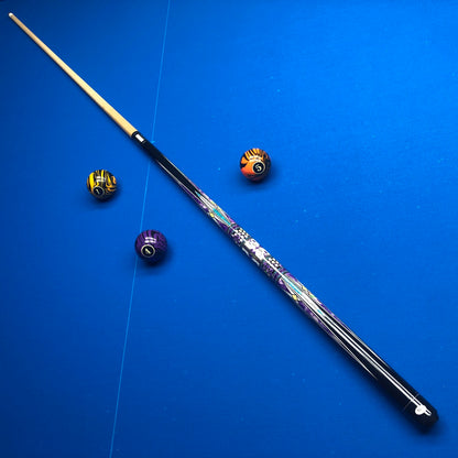 13mm Canadian Maple Pool Cue joint Quickly connect teeth for Beginners/Intermediate Players High Quality Elegant Pattern Shaft