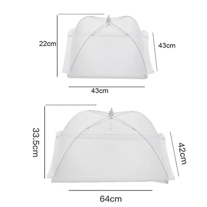 Mesh Food Cover Folding Washable - Insect Proof Dish Cover