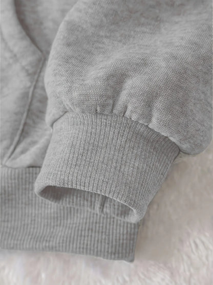 Relaxed Fit Women's Hoodie NEW YORK U.S.A. Lettering Pullover Sweatshirt Fashion Casual HipHop Sweatshirt Unisex