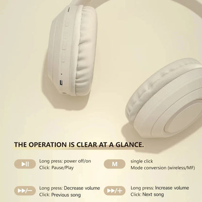 Xiaomi TH30 Wireless Headphones Bluetooth 5.3 Headset Head Mounted Noise Cancelling Headband Sport Earbuds Earphones For Running