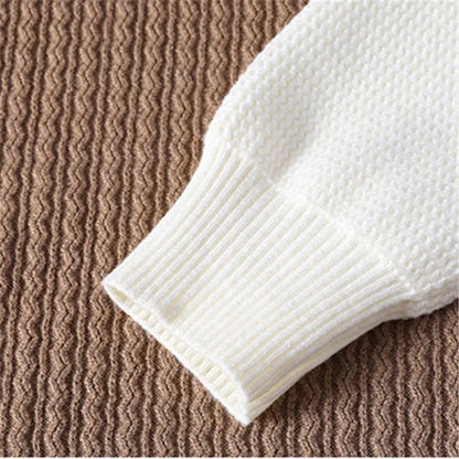 Sweater Men Autumn Winter Casual O-Neck Fashion Patchwork Long Sleeve Knitted Pullovers Mens Youthful Vitality Knit Sweaters