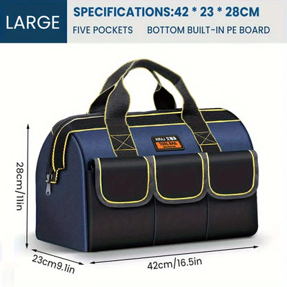 AIRAJ Multifunktionale Werkzeugtaschen 1680D Oxford-Gewebe Elektrikertaschen Wasserdicht und verschleißfest Hochleistungs-Aufbewahrungstaschen
