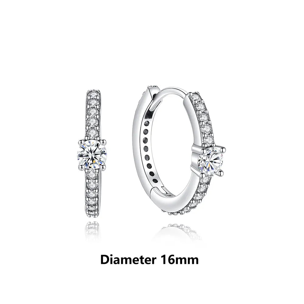 Original 925 Sterling Silber Ohrringe 2025 Stecker Creolen Kristall Ohrringe für Damen Roségold Krone Herz Unendlichkeit Biene Ohrring Schmuck