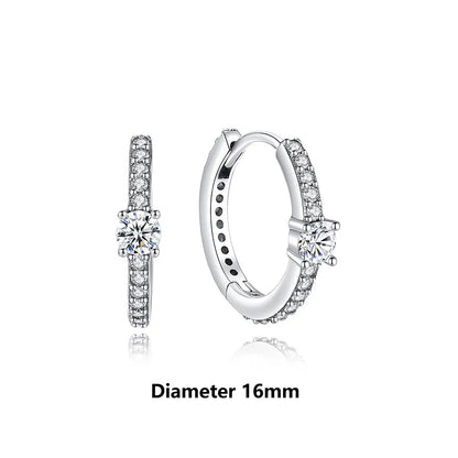 Original 925 Sterling Silber Ohrringe 2025 Stecker Creolen Kristall Ohrringe für Damen Roségold Krone Herz Unendlichkeit Biene Ohrring Schmuck