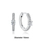 Original 925 Sterling Silber Ohrringe 2025 Stecker Creolen Kristall Ohrringe für Damen Roségold Krone Herz Unendlichkeit Biene Ohrring Schmuck